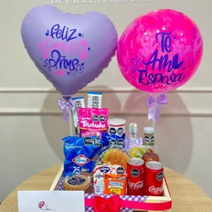 Desayuno sorpresa con globos