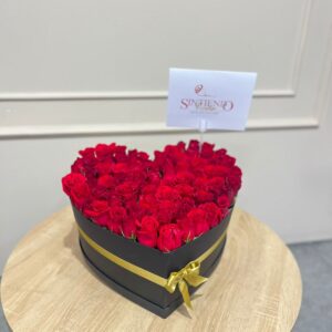 Caja Corazon con rosas