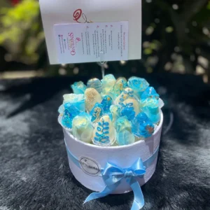 Caja de fresas con chocolate